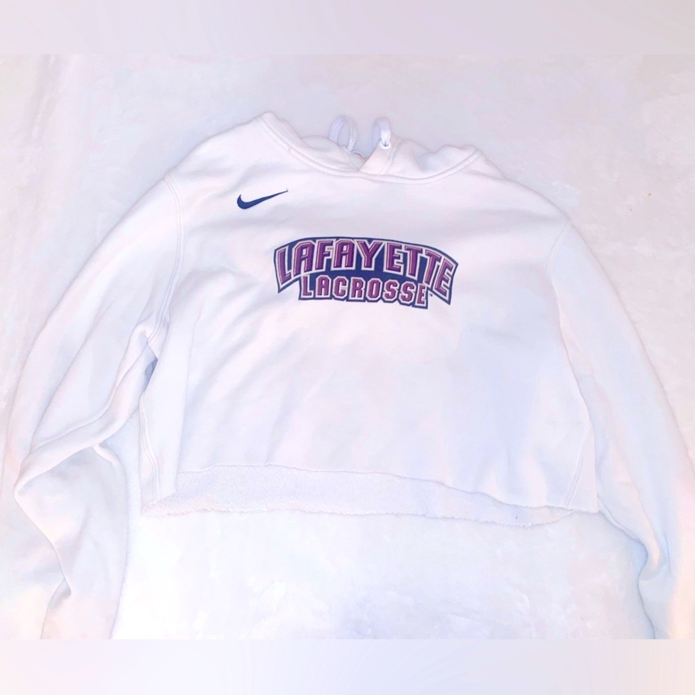 Cropped College Hoodie